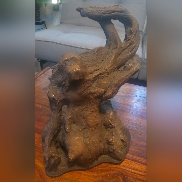 RICK CAIN 'Old Man Of The Forest' RESIN SCULPTURE *Only 5,000 Produced* - Picture 1 of 5